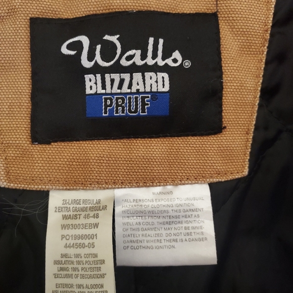 Walls Mens 2XL Regular Insulated Bibs Vintage Pre-Owned Excellent Condition - Picture 3 of 8